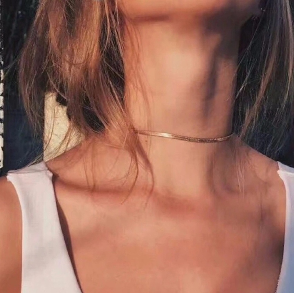✨Gold Snake Chain Choker✨